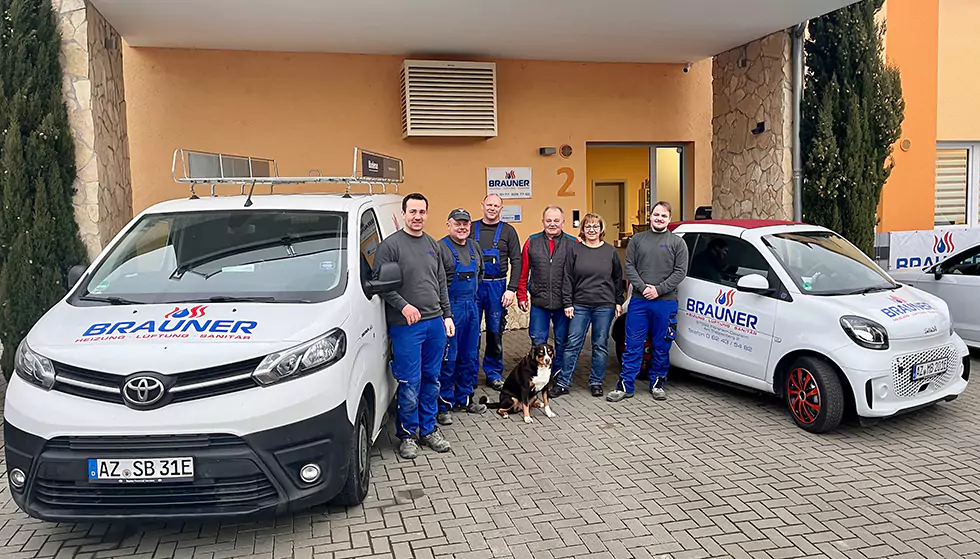 Team von Brauner Heizung Lüftung Sanitär